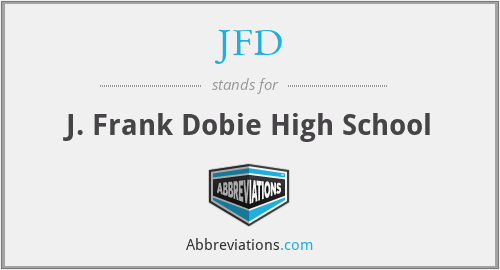 What does j. frank dobie stand for?